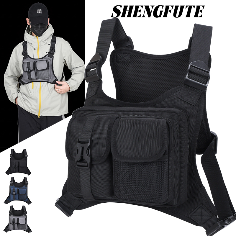 Cycling Gear Tote - Borsa Tattica da Petto per Uomo,