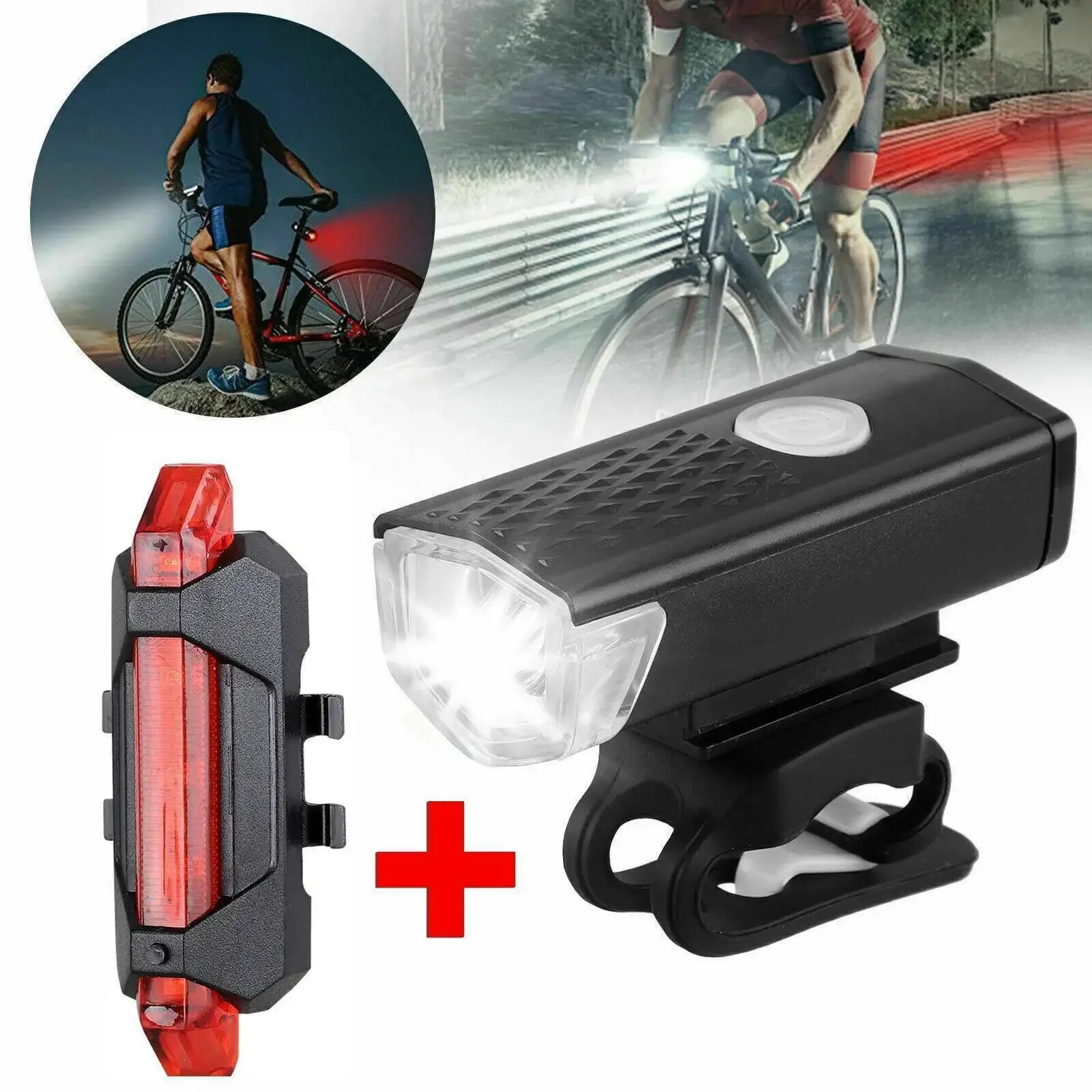 Cycling Gear Charging Station - Luci anteriori per bici MTB USB