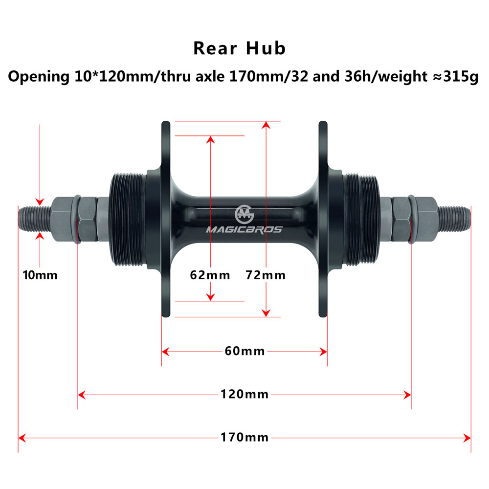 MAGICBROS Mozzo per Bici a Sca - Cycling Gear Hub recensione e prezzo