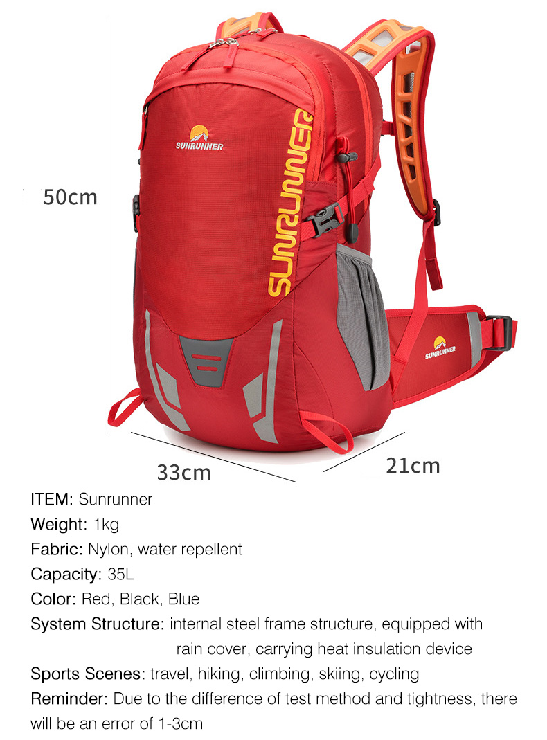 Zaino da Escursionismo 35L, Gr - Cycling Gear Bag recensione e prezzo