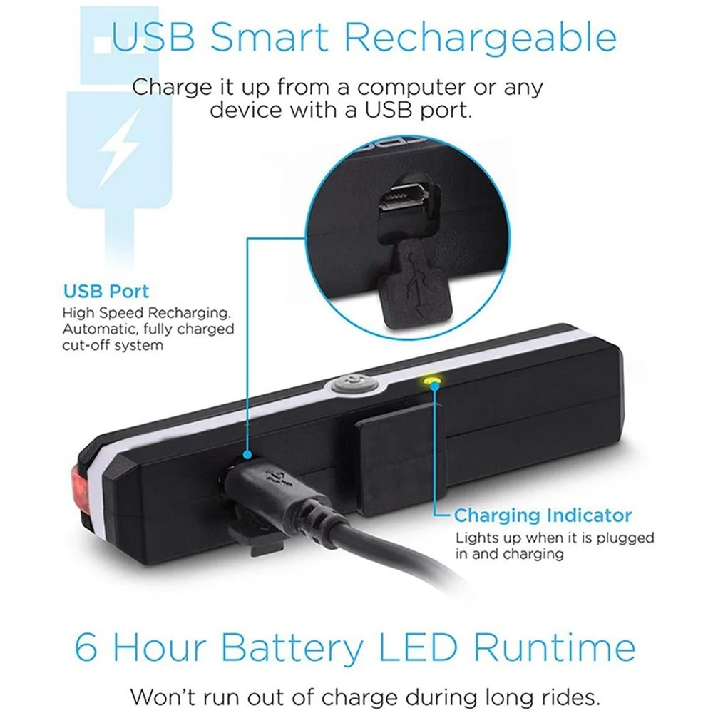 Luce Posteriore per Bicicletta - Cycling Gear Charging Station recensione e prezzo