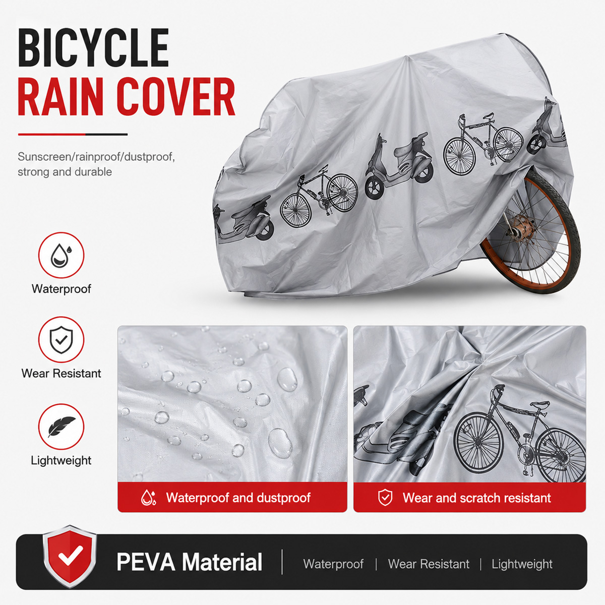 PINMOAP Copertura universale a - Cycling Gear Bag recensione e prezzo