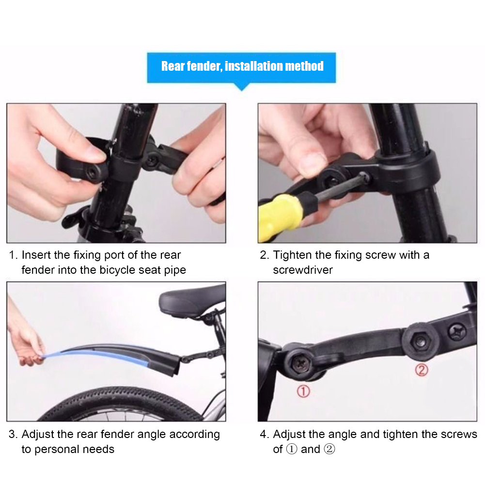 2 pezzi Mountain Bike parafang - Bike Fender Set recensione e prezzo